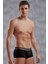 1774 ERKEK MİNİ PAÇA KOT DESEN SİYAH BOXER 1