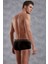 1774 ERKEK MİNİ PAÇA KOT DESEN SİYAH BOXER 2
