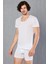 Beyaz Erkek T-Shirt 2525 1