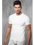 Beyaz Erkek T-Shirt 2550 1