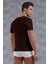 Kahverengi Erkek T-Shirt 2820 2