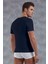 Lacivert Erkek T-Shirt 2820 2