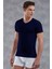 Lacivert Erkek T-Shirt 2855 1