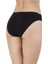 Kadın 3'lü Paket Papatya Şeffaf Lastik Micro Modal Bikini Siyah 2729- 1