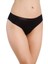 Kadın 3'lü Paket Papatya Şeffaf Lastik Micro Modal Bikini Siyah 2729- 2