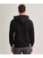 Çetinkaya Mentality Rahat Kalıp Erkek Siyah Kapüşonlu Sweatshirt 4