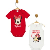 Minnie Mouse Lisanslı Bebek 2'li Body 17359