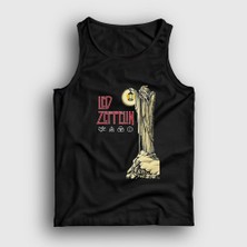 Presmono Unisex Siyah Stairway Led Zeppelin Atlet