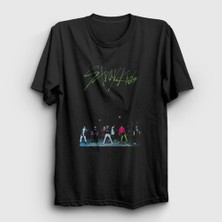Presmono Unisex Siyah Street Stray Kids T-Shirt