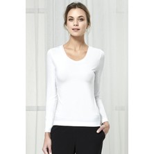 Baveno Antibakteriyel Bambu Bayan  Uzun Kollu Atlet