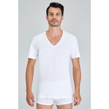 Kom Enrıco 2'li V Yaka Erkek T-Shirt Fanila