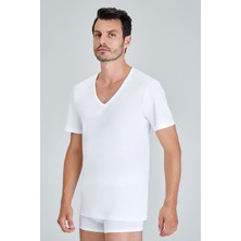 Kom Enrıco 2'li V Yaka Erkek T-Shirt Fanila