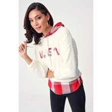 Bigdart 4248 Ekose Desen Peluş Sweat