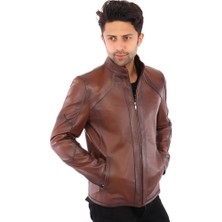 Derimont Deri Nancy Erkek Ceket %100 Jinal Deri