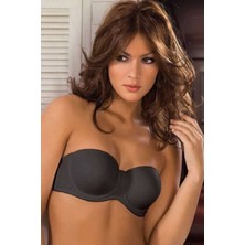 Le Jardin 7035 Straplez Boş Cup Sütyen Siyah
