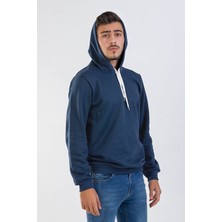 Raf Coll Unisex Lacivert Kapüşonlu Sweatshirt