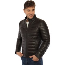 Derimont Deri Jeremy Siyah Erkek Ceket