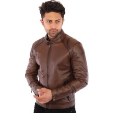 Derimont Deri Nestor Kahverengi Erkek Ceket