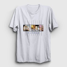 Presmono Unisex Beyaz Espada Anime Bleach T-Shirt