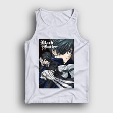 Presmono Unisex Beyaz Poster Anime Kuroshitsuji Atlet