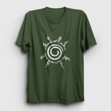 Presmono Unisex Haki Seal Anime Naruto T-Shirt