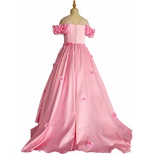 Zühre Balaban Giyim Pink Flora Dress Zb Kids