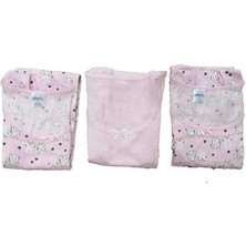 Lamur Kids Desenli 3lü Kız Çocuk Atlet