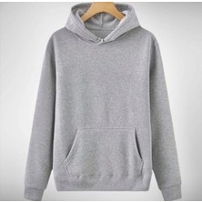 Amor Man Beyaz Kapüşonlu Tam Kışlık Oversize Pamuk Outdoor Erkek Hoodie