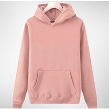 Amor Man Beyaz Kapüşonlu Tam Kışlık Oversize Pamuk Outdoor Erkek Hoodie