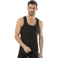 Jiber Erkek 6 Lı Pamuklu Siyah  Atlet 110