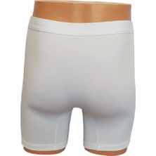 X-Man Erkek 3 Adet  Düz Renk Düğmeli Stretch Boxer