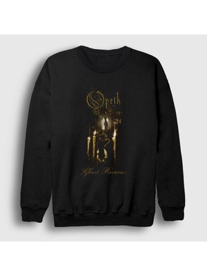 Presmono Unisex Siyah Ghost Opeth Sweatshirt