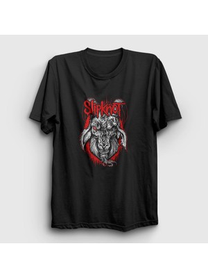 Presmono Unisex Siyah Goat Slipknot T-Shirt