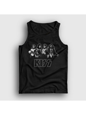Presmono Unisex Siyah Members Kiss Atlet