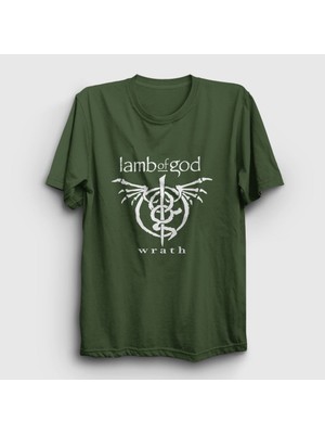 Presmono Unisex Haki Wrath Lamb Of God T-Shirt