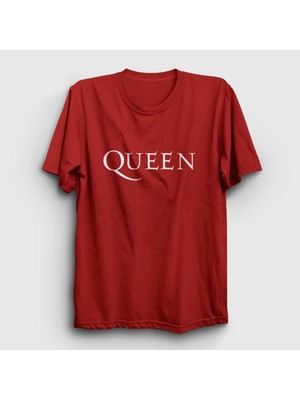 Presmono Unisex Kırmızı Solo Queen T-Shirt