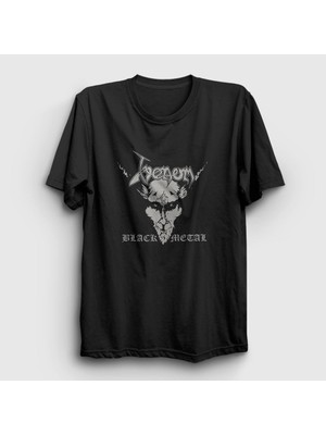 Presmono Unisex Siyah Black Venom T-Shirt