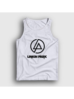 Presmono Unisex Beyaz Logo Linkin Park Atlet
