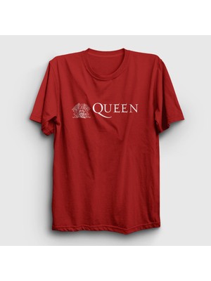 Presmono Unisex Kırmızı Queen T-Shirt