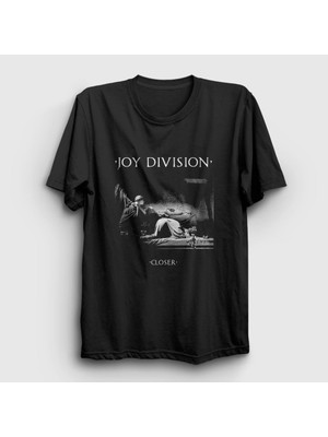 Presmono Unisex Siyah Closer Joy Division T-Shirt