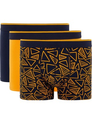 DeFacto Esnek Kumaş Standart Kalıp 3'lü Boxer