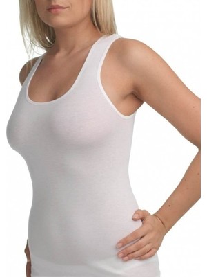 Essential Kalın Askı Beyaz Atlet 1950