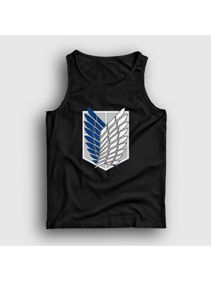 Presmono Unisex Siyah Scout Anime Attack On Titan Atlet