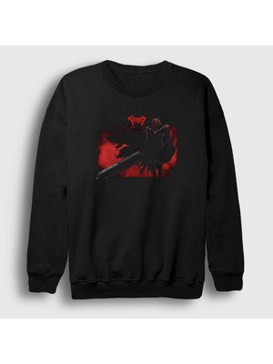 Presmono Unisex Siyah Sword Anime Berserk Sweatshirt