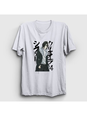 Presmono Unisex Beyaz Ulquiorra V2 Anime Bleach T-Shirt