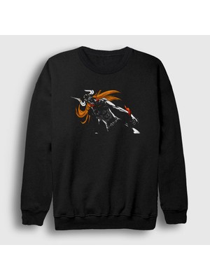 Presmono Unisex Siyah Vasto Lorde Anime Bleach Sweatshirt