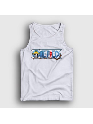 Presmono Unisex Beyaz Anime One Piece Atlet