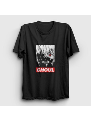 Presmono Unisex Siyah Ghoul Anime Tokyo Ghoul T-Shirt