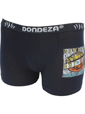 Dondeza Erkek Çocuk Pamuklu Baskılı 6'lı Boxer