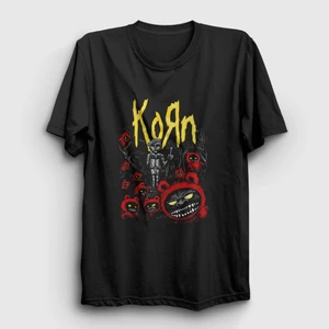 Unisex Siyah Forest Korn T-Shirt